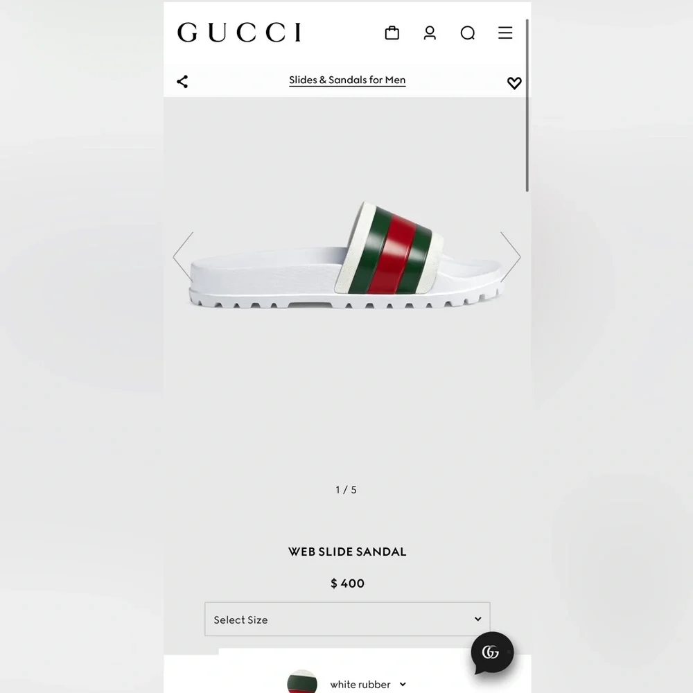 Gucci Web Slides - Picture 7 of 8